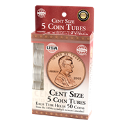 5 Round Coin Tube - Cent