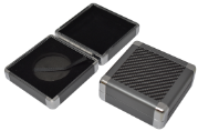 Aluminum Coin Capsule Box with Polish Corners