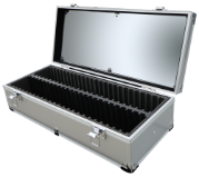 Falcon Series 50 Slab Box - Aluminum - Clear Top