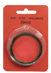 Air Tite 39mm Retail Package Holders - Holiday Ornament Green