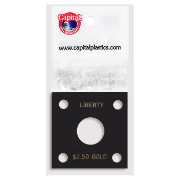 Capital Plastics 144 Coin Holder - SPECIAL ORDER 2x2 - $2.50 LIBERTY