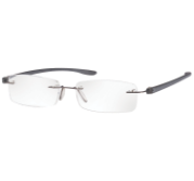 Rimless Magnifying Eye Glasses +2.5 (Anthracite Large)