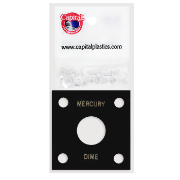 Capital Plastics 144 Coin Holder - Mercury Dime