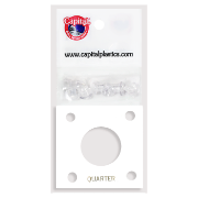 Capital Plastics 144 Coin Holder - Quarter