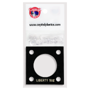 Capital Plastics 144 Coin Holder - Liberty Half Dollar