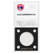 Capital Plastics 144 Coin Holder - Kennedy Half Dollar