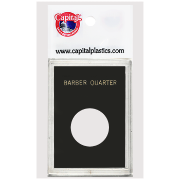 Capital Plastics Caps Coin Holder - Barber Quarter