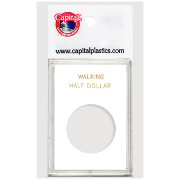 Capital Plastics Caps Coin Holder - Walking Half Dollar
