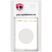 Capital Plastics Caps Coin Holder - Comm Half Dollar
