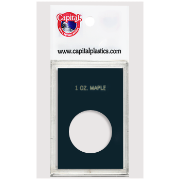 Capital Plastics Caps Coin Holder - 1 oz. Maple