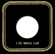 Capital Plastics VPX Coin Holder - 1 oz. Maple