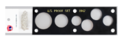 U.S. Proof Set 1942 (2 Nickel Openings)