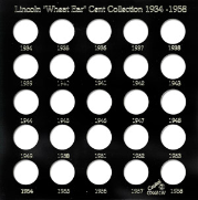 U.S. Lincoln Wheat Back Cents 1934-1958