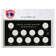 U.S. Wartime Silver Nickels  11 slot(s).