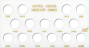 U.S. Mercury Dimes 1941-1945s