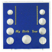 My Birth Year (.5, 5 quarters, .10, .05, .01)