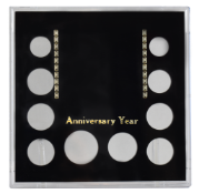 Anniversary (Small $, .50, 5 Quarters, .10, .05, .01)