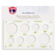 Gold Type Set Lib. 20, 10, 5, 2.50