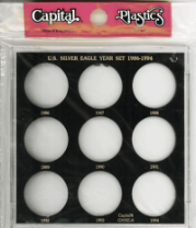U.S. Silver Eagle Year Set 1986-1994