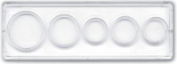 Edgar Marcus 2x6 Snap-Tite Cent to Half Dollar - 25 per box