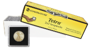 1/2 Ounce Gold Eagle, $10 Gold 2x2 Tetra Snaplock Coin Holder  - 25 per pack