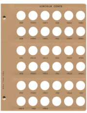 Lincoln Cents Replacement Page 4 1947-1958 D