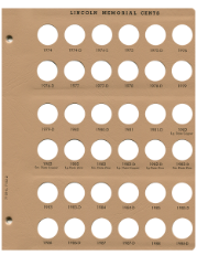 Lincoln Cents Replacement Page 6 1974-1988-D