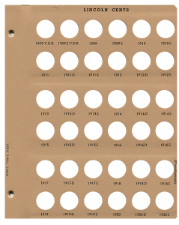 Lincoln Cent Replacement Page 1 1909-V.D.B - 1920 S