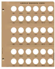Lincoln Cents with Proof Replacement Page 7 1984-1995-S