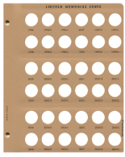 Lincoln Cents with Proof Replacement Page 8 1996-2007-S