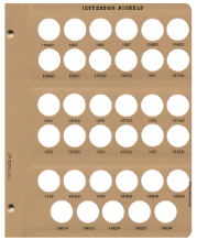 Jefferson Nickels Replacement Page 3 1964D - 1983