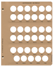 Jefferson Nickels with proof Replacement Page 2 1949D - 1964