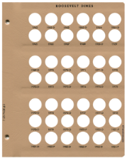 Roosevelt Dimes Replacement Page 2 1962-1984-P