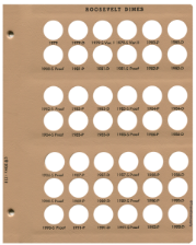 Roosevelt Dimes with Proof Replacement Page 3 1979 - 1992-D
