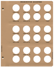 Washington Quarters with Proof Replacement Page 8 1994-S Pr.-1998-S Sil. Pr.
