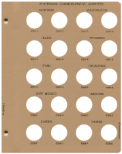 Statehood Quarters Replacement Page 5 2007 P - 2008 D