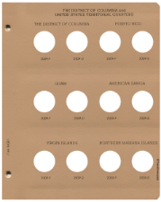 Statehood Quarters DC & Territories Replacement Page 1 DC 2009 - NMI 2009-D