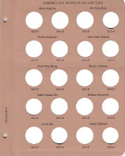 American Women Quarters Replacement Page 2022 P - 2023 D
