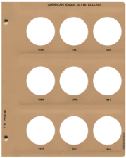 American Eagle Silver Dollars Replacement Page 1
