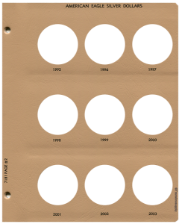 American Eagle Silver Dollars Replacement Page 2