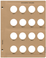 Sacagawea Dollars Replacement Page 1 2000 P -2007 D