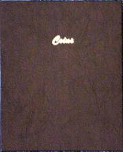 Coin Stock Book with 9 Vinyl Pages