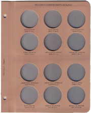 Dansco U.S. Modern Commemorative Dollar Vol 3  Replacement Page 3