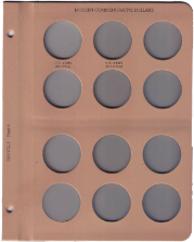 Dansco U.S. Modern Commemorative Dollar Vol 3 Replacement Page 4