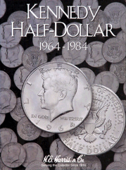 Kennedy Half Dollar Folder No. 1 1964-1984