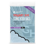Shield Bag for Treasury Comics - 10 1/2 x 13 1/2 + 2 inch flap