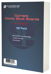 Current Comic Book Boards (6 3/4 x 10 1/2) - 100 Pack