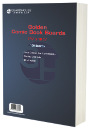 Golden Comic Book Boards (7 5/8 x 10 1/2) - 100 Pack
