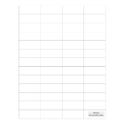 Paper Inserts for Defender Coin Slab (12 Sheets/624 Labels)