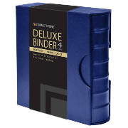 Cornerstone Large Capacity 4 D-Ring Binder & Slip Case (Navy Blue)